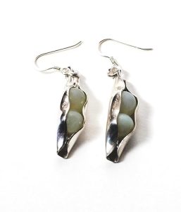 Wedding Anniversary | Two Birthstone | Peas In A Pod Earrings