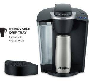 Keurig K-Classic Single Serve K-Cup Pod Coffee Maker, with 3 Brew Sizes, 48oz Removable Reservoir, Black
