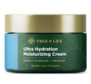 Tree of Life Beauty Hydrating and Moisturizing Face Cream with Botanical Hyaluronic Acid, 4 Fl Oz