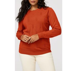 Arach&Cloz Womens Knit Sweater Long Sleeve Pullover Tops Trendy Dressy Casual Business Spring Clothes Outfit Fashion 2025
