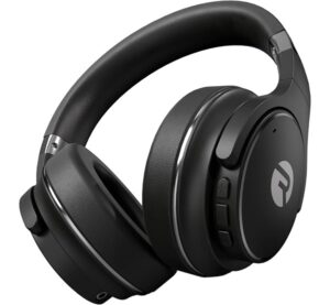 Raycon The Everyday Wireless Bluetooth Over Ear Headphones, with Active Noise Cancelling, Awareness Mode and Built in Microphone, IPX 4 Water Resistance, 40 Hours of Battery Life (Black)
