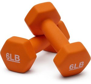 Amazon Basics Neoprene Dumbbell Hand Weights