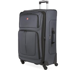 SwissGear Sion Softside Expandable Luggage, Blue, Carry-On 21-Inch