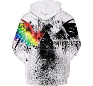 SANKILL Graphic Hoodies for Men Funny Novelty Pullover Sweatshirt Xmas Gifts Black red Anime Hoodie Cool Designs Rapper