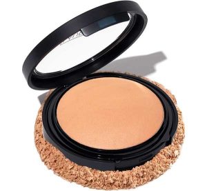 LAURA GELLER NEW YORK Award-Winning Baked Balance-n-Brighten Color Correcting Powder Foundation – Fair – Buildable Light to Medium Coverage – Demi-Matte Natural Finish