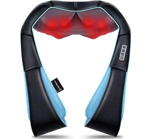 Mo Cuishle Shiatsu Neck and Shoulder Massager with Heat ? Deep Kneading Massage for Relaxation ? Ideal for Christmas, Mother’s Day, Father’s Day, Gifts for Men, Women, Mom and Dad
