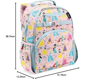 Simple Modern Medium Disney Toddler Backpack for School Girls and Boys | Kindergarten Elementary Kids Backpack | Fletcher Collection | Kids – 15″ tall | Princess Rainbows