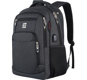 Vholer Laptop Backpack,Business Travel Anti Theft Slim Durable Laptops Backpack with USB Charging Port,Water Resistant