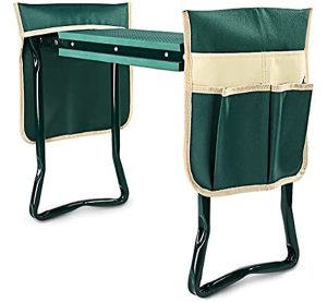 KVR Upgraded Garden Kneeler and Seat with Thicken & Widen Soft Kneeling Pad,Heavy Duty Foldable Gardener Stool with 2 Tool Pouches,Gardening Gifts for Women Mom Men Seniors???